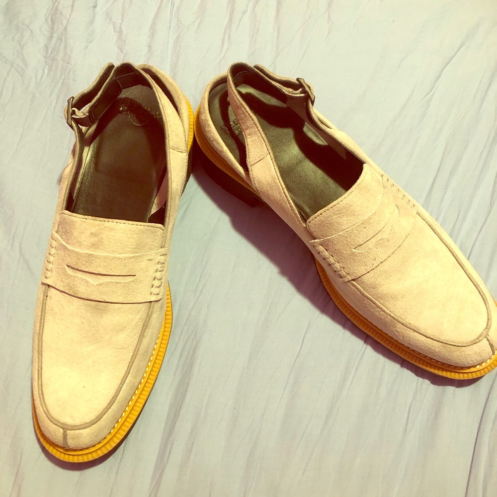 Dr. Martens Grey Slingback Shoes